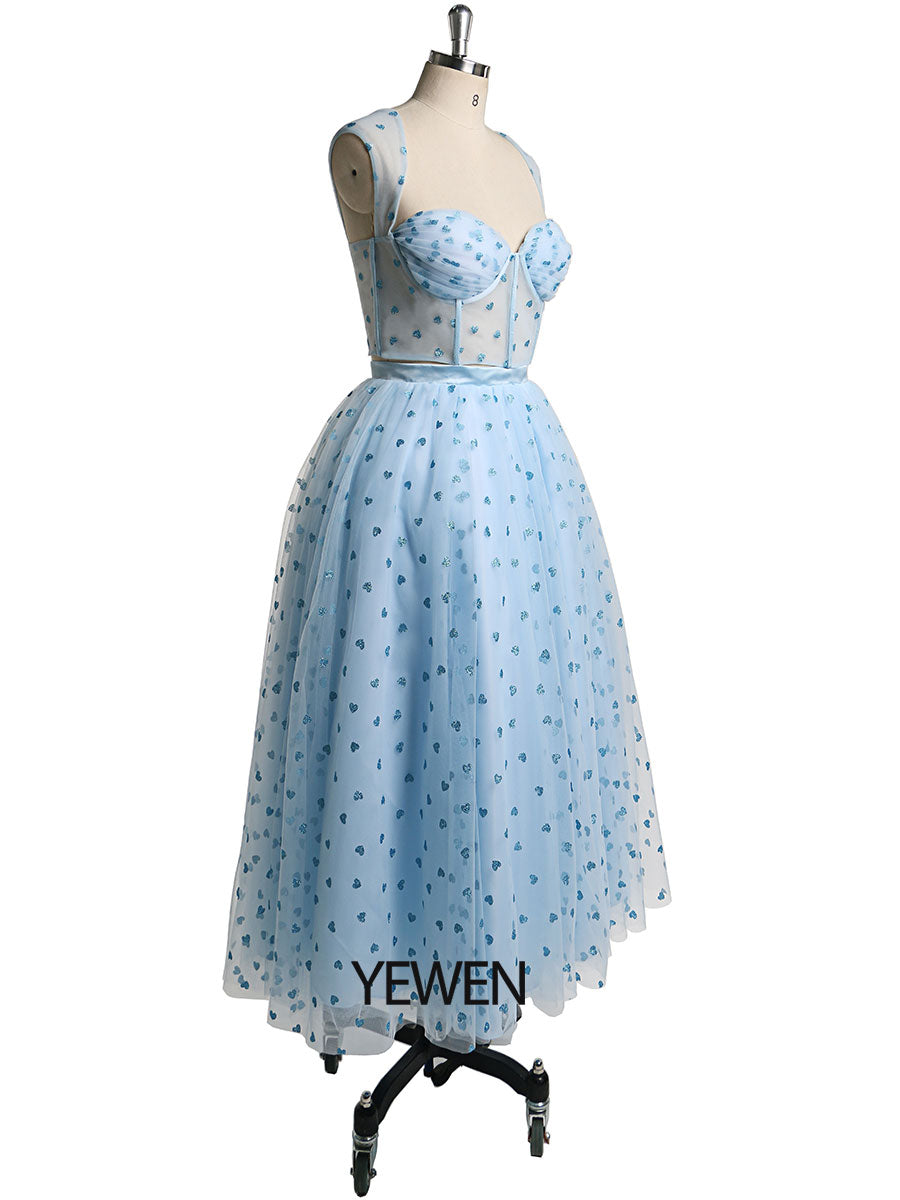 Short Prom Dress Elegant Formal Party Dress Tea Party Outfits for Adults YEWEN YW21031