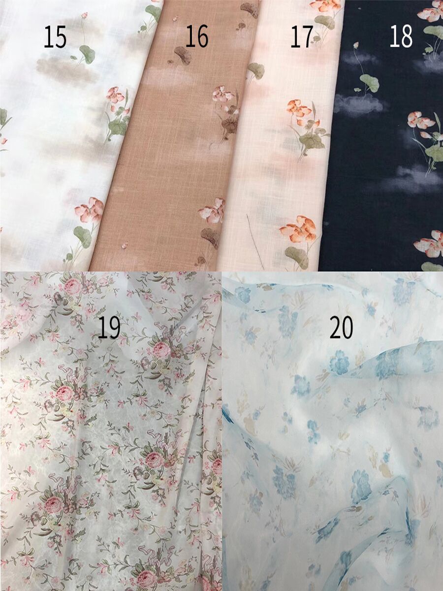 30cm Train Short Sleeevs Printing Floral Colored Wedding Dresses Photo Shoots Dress YW231125-1