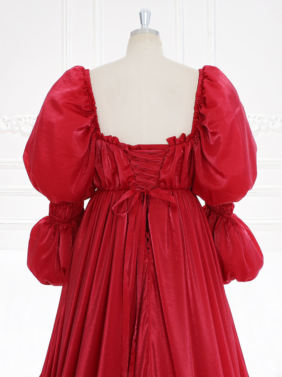 60cm Train Red Christmas Holiday Season Gown for Photo Shoot Elegant Prom Dress Photography Dress YW231116