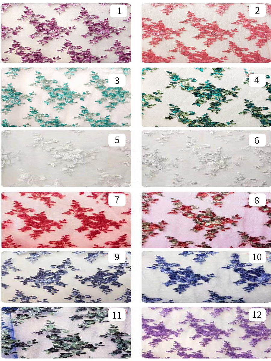 Strapless Backless Flower Sequins Elegant Evening Dress Photo Shoot Dresses YW230528