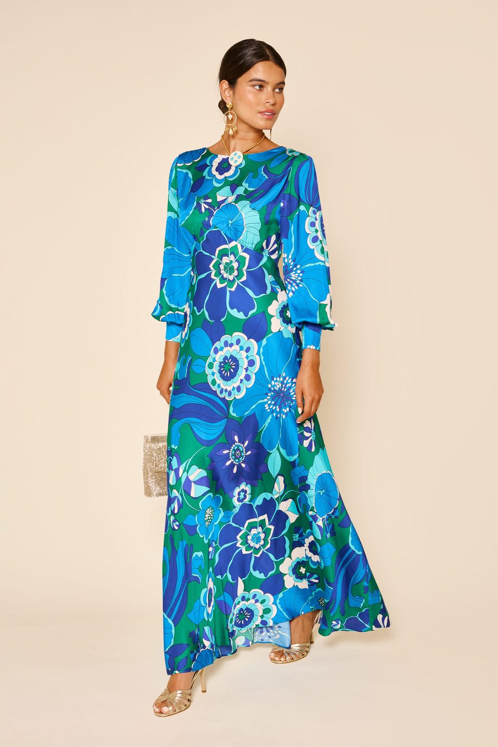 marni - miami floral emerald