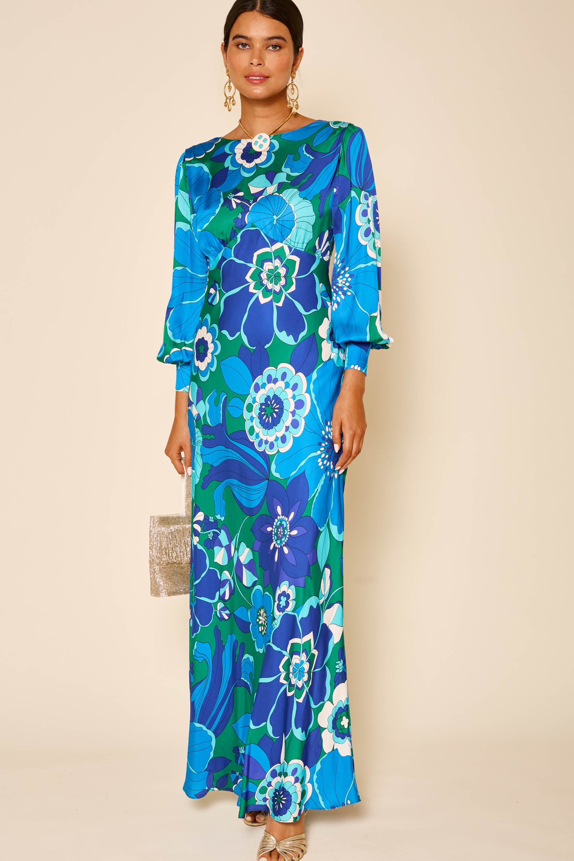 marni - miami floral emerald